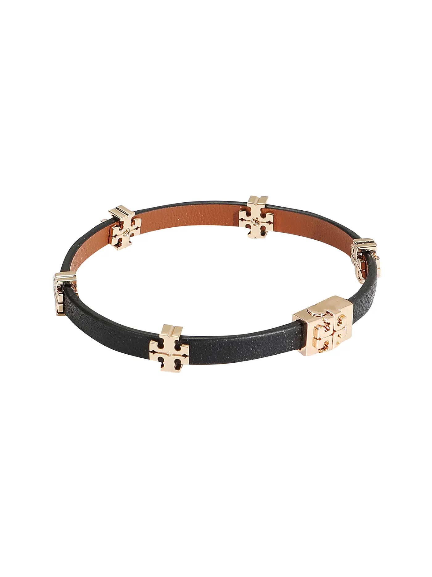 TORY BURCH | Lederarmband ELEANOR | schwarz